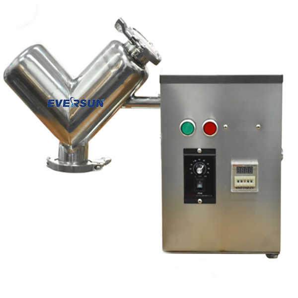 Adjustable Mixing Time 10-5000L Dry Powders V Mixer Machine For Lab