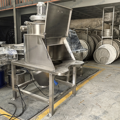304 Stainless Steel Dust-free Feeding Station Food Chemical Powder Small Bag Feeding Conveyor