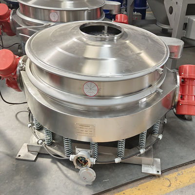 Continuous screening machine for granular feed with food-grade stainless steel straight-through screen