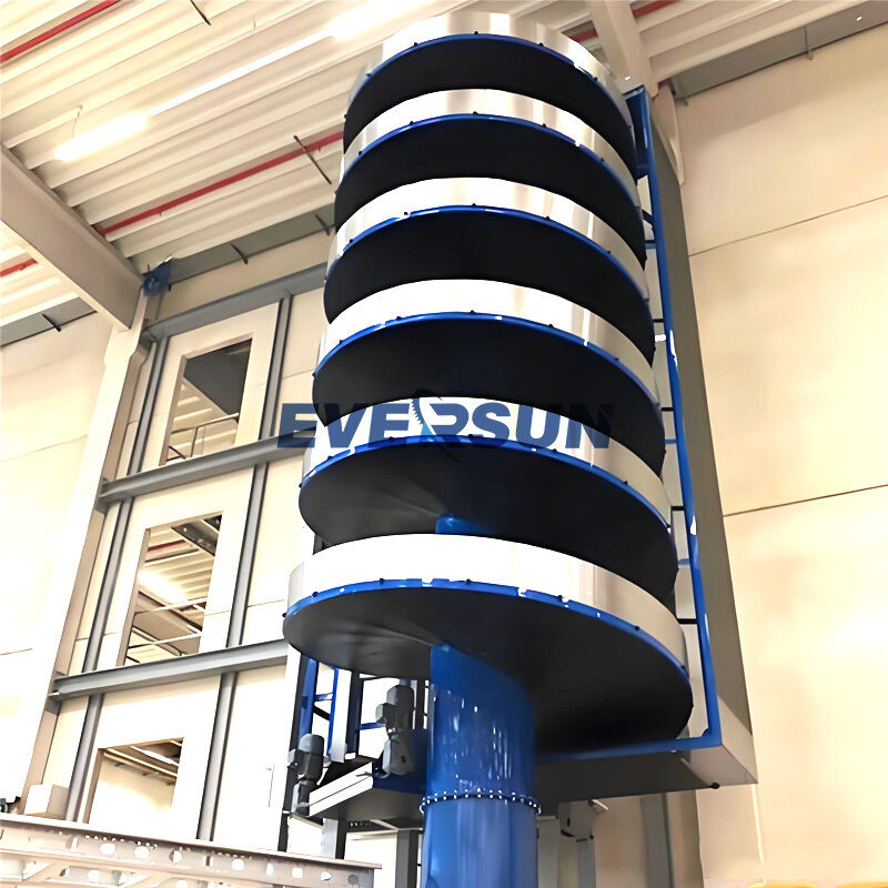 Versatile Auger Screw Conveyor for Vertical Lifting of Powders Granules and Small Pieces with Low Noise and Energy Operation