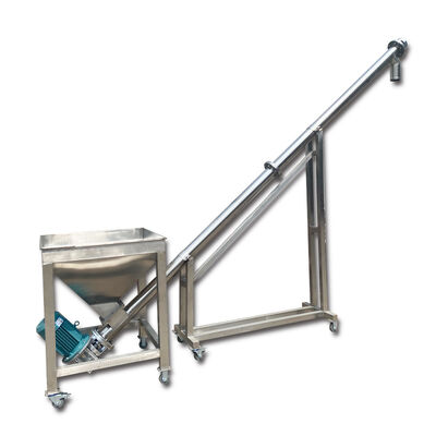 Schneckenförderer, eine kontinuierliche Fördermaschine, die Spiralblätter zur stabilen und gerichteten Materialverlagerung verwendet.